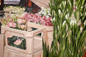 Lisianthus in Pink Crates