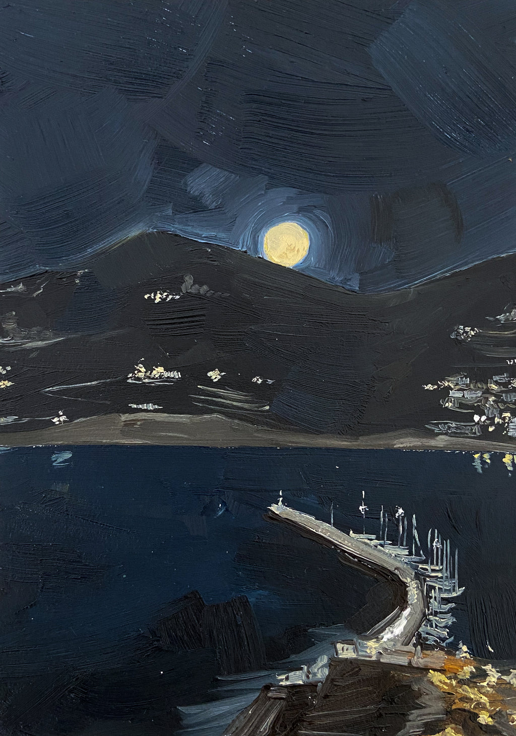 September 21: Moon over Port